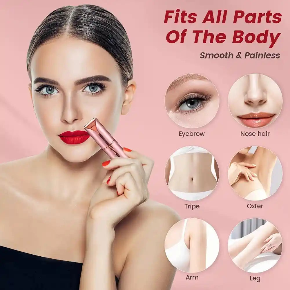 Depiladora Facial Indolora Diseño Lápiz Labial
