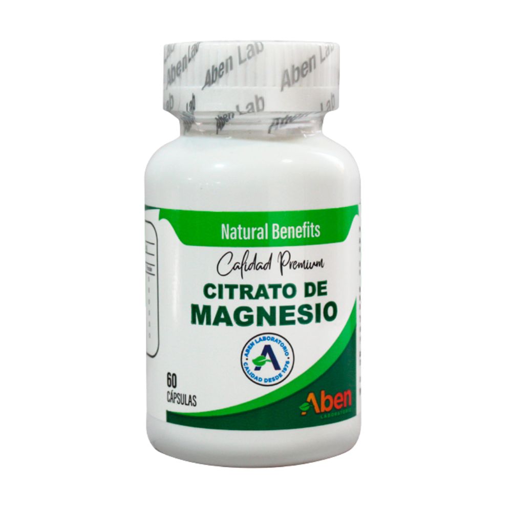 Citrato de Magnesio Aben Lab - Pack 2 Frascos (120 Cápsulas)