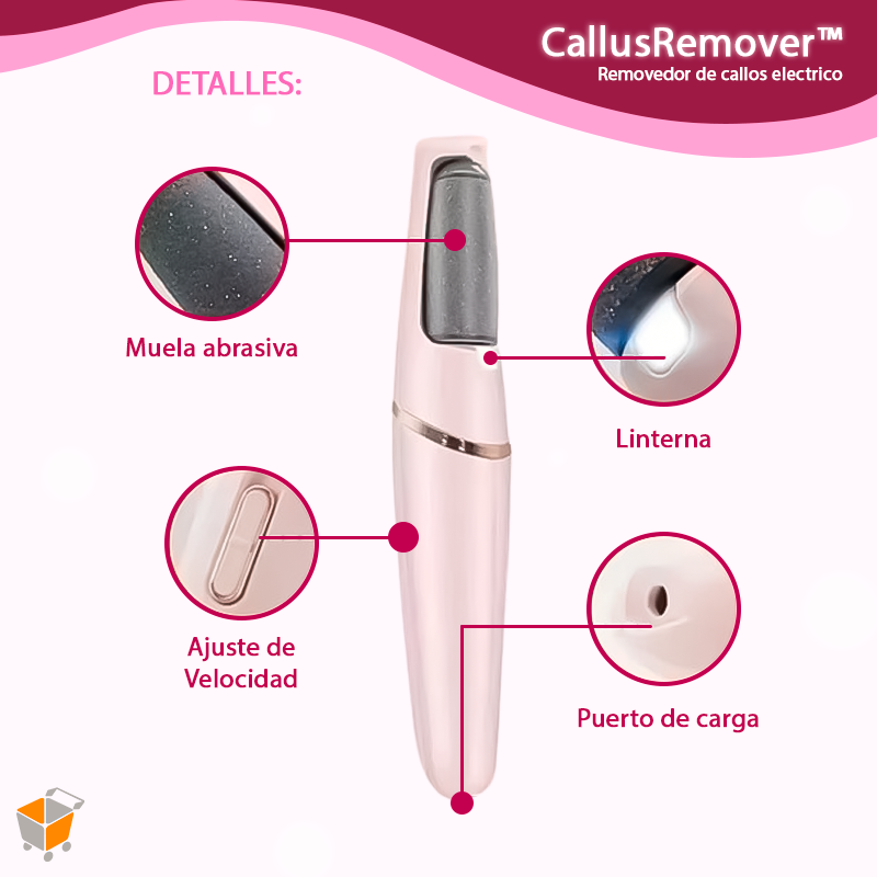 Removedor de Callos Eléctrico Recargable