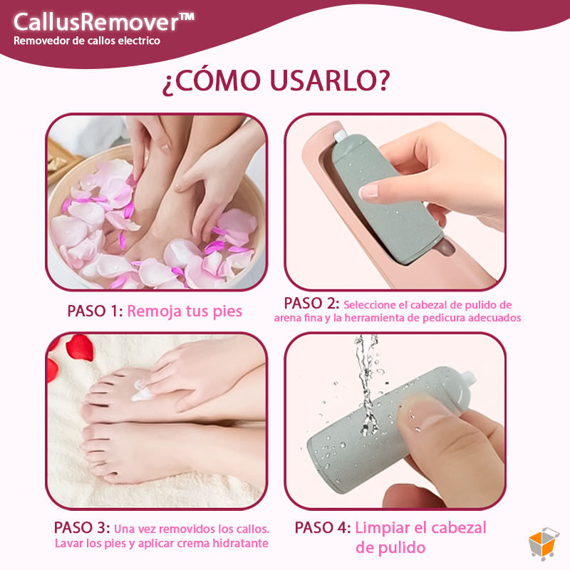 Removedor de Callos Eléctrico Recargable
