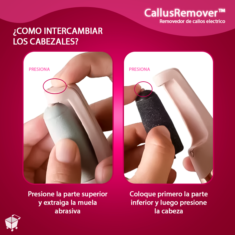 Removedor de Callos Eléctrico Recargable