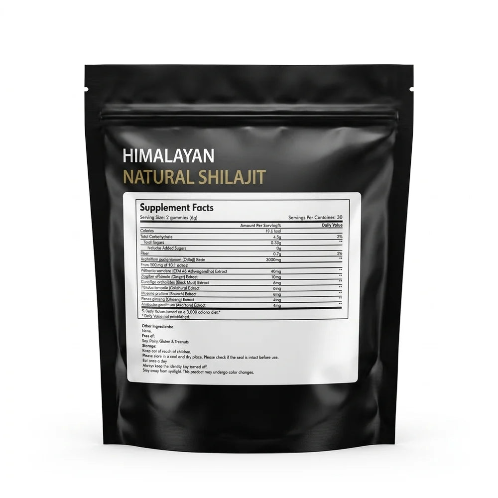 SHILAJIT HIMALAYA 60 GUMMIES