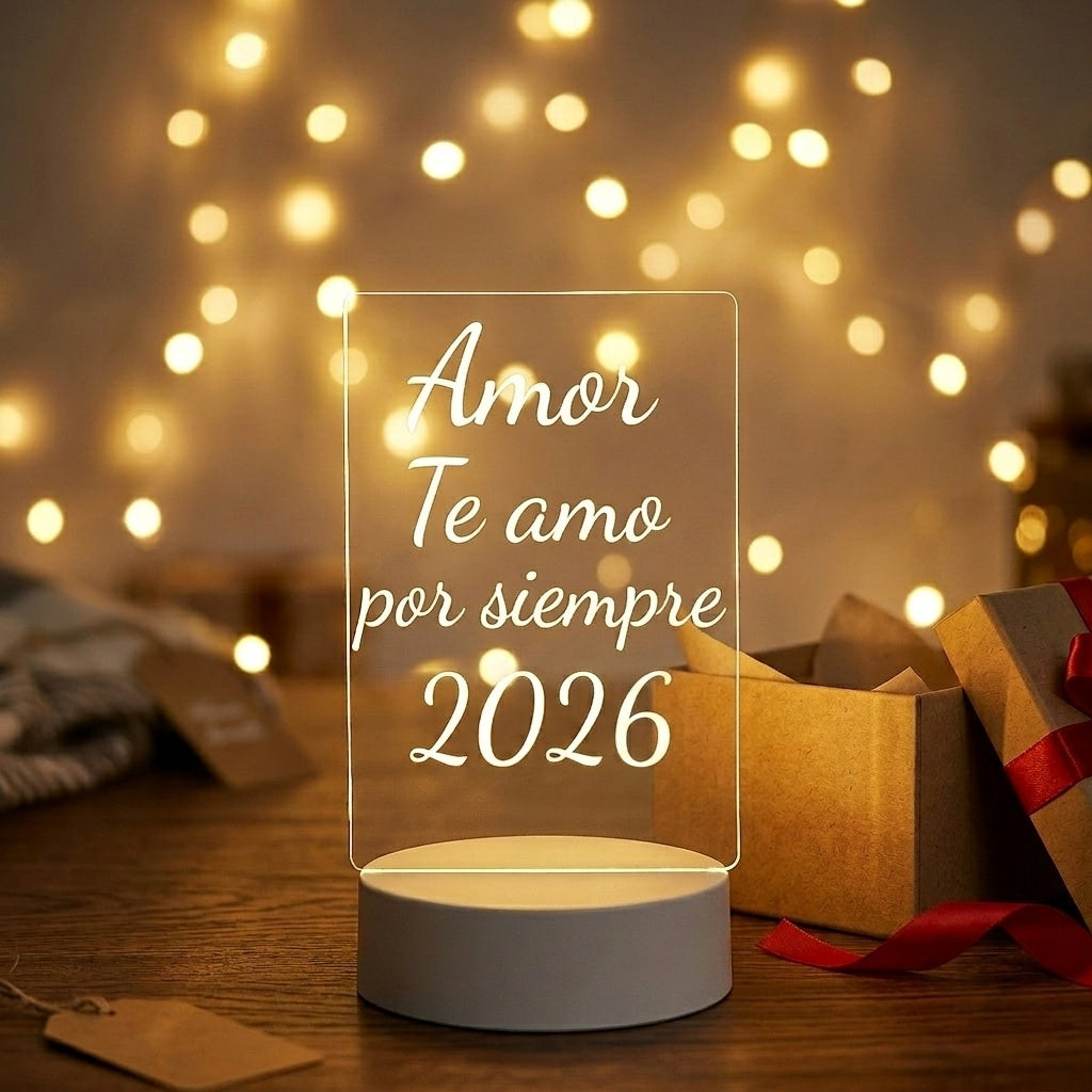 Lampara LED regalo envuelto